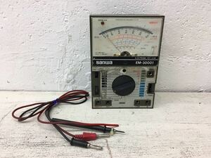 x0518-02☆sanwa EM-3000Ⅱ 回路計 ELECTRONIC FET VOM 三和計器製作所 現状品 昭和レトロ 