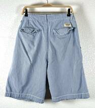 Abercrombie&Fitch★アバクロンビーアンドフィッチ アバクロ ハーフパンツ ヴィンテージ加工 メンズ ショートパンツ ストライプ A&F レア_画像2