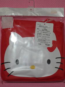  new goods 100 Hello Kitty raincoat red Kappa pink. pocket storage bag attaching Sanrio child girl rainwear child care . kindergarten 95cm~ free shipping 