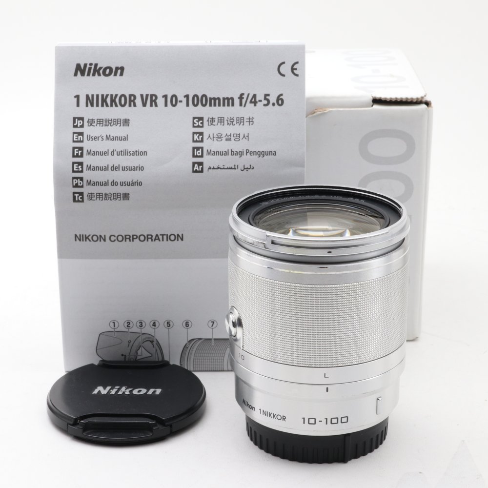 大人気新品 非常に良い Nikon 高倍率ズーム 1 NIKKOR VR 10-100mm f 4