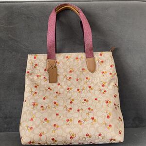 COACH コーチ トートバッグ チェリー さくらんぼ