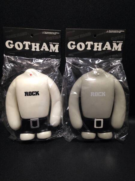 送料無料 ROCK HARD ゴーレム 2色セット ソフビ フィギュア デザイナーズトイ ロックハード GOTHAM ゴッサム 新品未開封