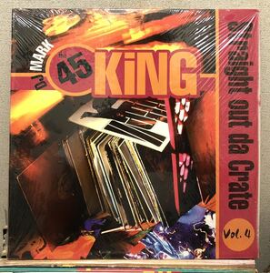レア 倉庫出 シュリンク 1993 DJ Mark The 45 King / Straight Out Da Crate Vol 4 Original US LP Tuff City TUFLP 0602 ミドル 90s 絶版
