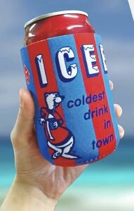 送料込み★ICEE クージー アイシー アメリカンポップ ドリンク 保冷・保温効果 キャンプ BBQ アウトドアにもオススメ！●新品・未開封