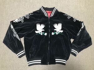  сделано в Японии Vintage Japanese sovenir jacket свободный размер M другой . вышивка велюр 