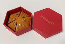 Steal スティール Hexagon ヘキサゴン コインケース 展示未使用品　_画像1