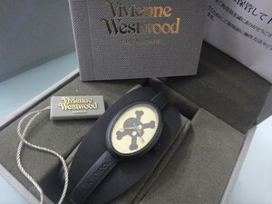 ★極美品 Vivienne Westwood ヴィヴィアンウエストウッド タイムマシーン レディース腕時計 クォーツ レザー VV056BKBK 電池交換済み★