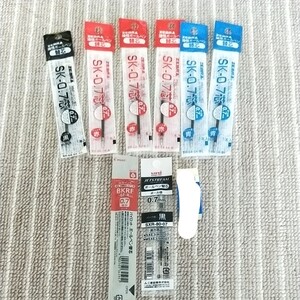 ボールペン 替芯 ZEBRA 油性ボールペン 赤 UNI