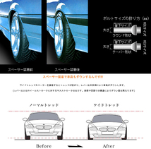 取付無料(スペーサー&ボルト購入時)　日本製　 MARS　M.BENZ 25mmスペーサー　Sクラス W126 W140 W220 W221_画像2