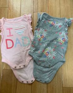 GAP ロンパース ボディースーツ BABY ベビー服 半袖 ショートオール 肌着 ロンパース肌着