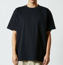 Tシャツ S ネイビー 半袖 無地T 厚手 6.2オンス 綿100％ 透けない 丈夫 特厚 肉厚 無地 A407 紺 紺色_画像2