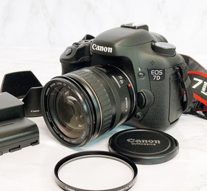 キャノン EOS 7D デジタル一眼レフカメラ（キャノン ZOOM EF 24-85㎜ 1：3.5-4.5）付属品付き 動作未確認 ジャンク