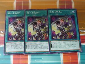 遊戯王　揺れる眼差し　ノーマル　3枚セット 　プレイ用　R040426