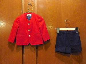  Vintage 70's*Imp Kids suit 2 piece *220514r7-k-stup old clothes setup child clothes suit USA