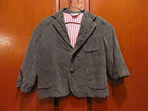 ビンテージ50's●Kiddie Kruiseキッズ裏地ストライプコーデュロイテーラードジャケット●220514r5-k-jk古着子供服ブレザー1950s USA_画像1