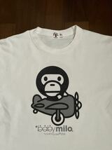 A BATHING APE BAPE マイロ 初期Tシャツ XLサイズ アベイシングエイプ カモフラ BAPESTA 国旗 コラボ NIGO KAWS スター シャーク 限定_画像2