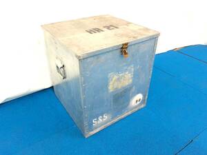 【米軍放出品】アルミ製ボックス ケース 道具箱 ハードケース 工具箱 収納箱 W52×H56.5×D52cm (170) ☆BE2TK