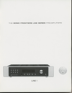 Sonic Frontiers LINE1/LINE2のカタログ ソニックフィロティア 管5563