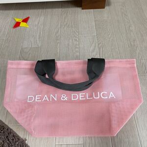 DEAN&DELUCA メッシュトートバッグ ピンクsサイズ