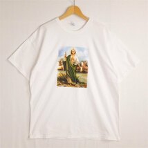 00's St. Jude Thaddeus 半袖プリントTシャツ クルーネック メンズUS-XLサイズ ホワイト 聖ユダ タダイ ビンテージ t-2027n_画像2