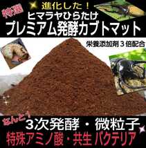 チャック付き袋で保存にも便利！極上☆プレミアム3次発酵カブトムシマット【20L】特殊アミノ酸・栄養添加剤配合☆雑虫、コバエも湧きません_画像7