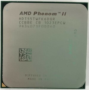 AMD Phenom Ⅱ X6 1055T ×1枚 クアッドコア 2.80GHz プロセッサ HDT55TWFK6DGR ソケット AM3 デスクトップ用 即決【中古】【送料無料】