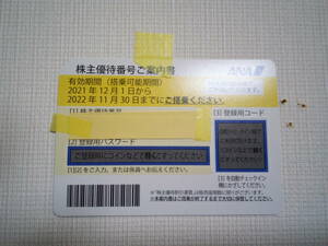 ◆ANA 全日空 株主優待券 2枚セット 送料無料