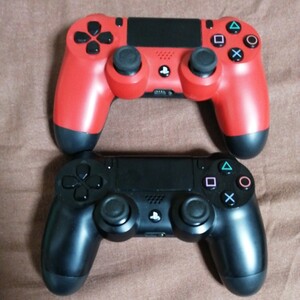 PS4 PS4コントローラー ワイヤレスコントローラー SONY 通電確認 ジャンク 純正品 2個セット