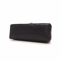 1円超美品☆シャネル☆ラムスキン　ミニマトラッセ　17cm　チェーンショルダー　黒　G金具【CHANEL】_画像7