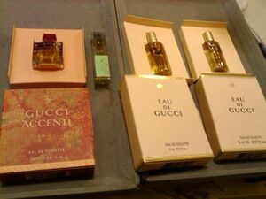 ★送料無料即決★GUCCI（グッチ) ACCENTI ENVI　ほか香水4本セット