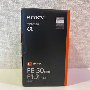 【未使用】SONY FE 50mm F1.2 GM SEL50F12GM ソニー Eマウント 単焦点レンズ 60サイズ（307）