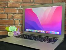 【良品♪】MacBook Air 2017(A1466)[Core i5(5350U)1.8Ghz/RAM:8GB/SSD:128GB/13インチ]Monterey インストール済 動作品_画像1