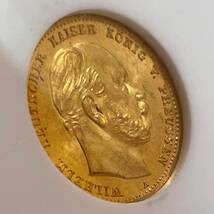 【MS65】 プルシア 金貨 1873A ドイツ プロイセン プルシア 10マルク ヴィルヘルム1世 NGC アンティークコイン_画像5
