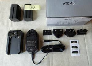 アトモス　チャージャー＋バッテリー２個　ATOMOS　Power Kit 2　