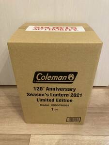 新品未使用 領収証有り コールマン Coleman シーズンズランタン 120th アニバーサリー 2021 レッド 120周年