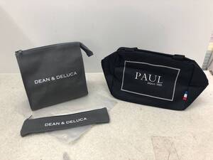 【B-3】 DEAN&DELUCA ランチバッグ PAUL 保冷バッグ 2個セット