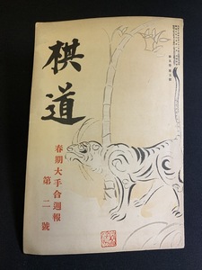 『戦前 昭和3年3月号 棋道 日本棋院 春季大手合週報 第二号』