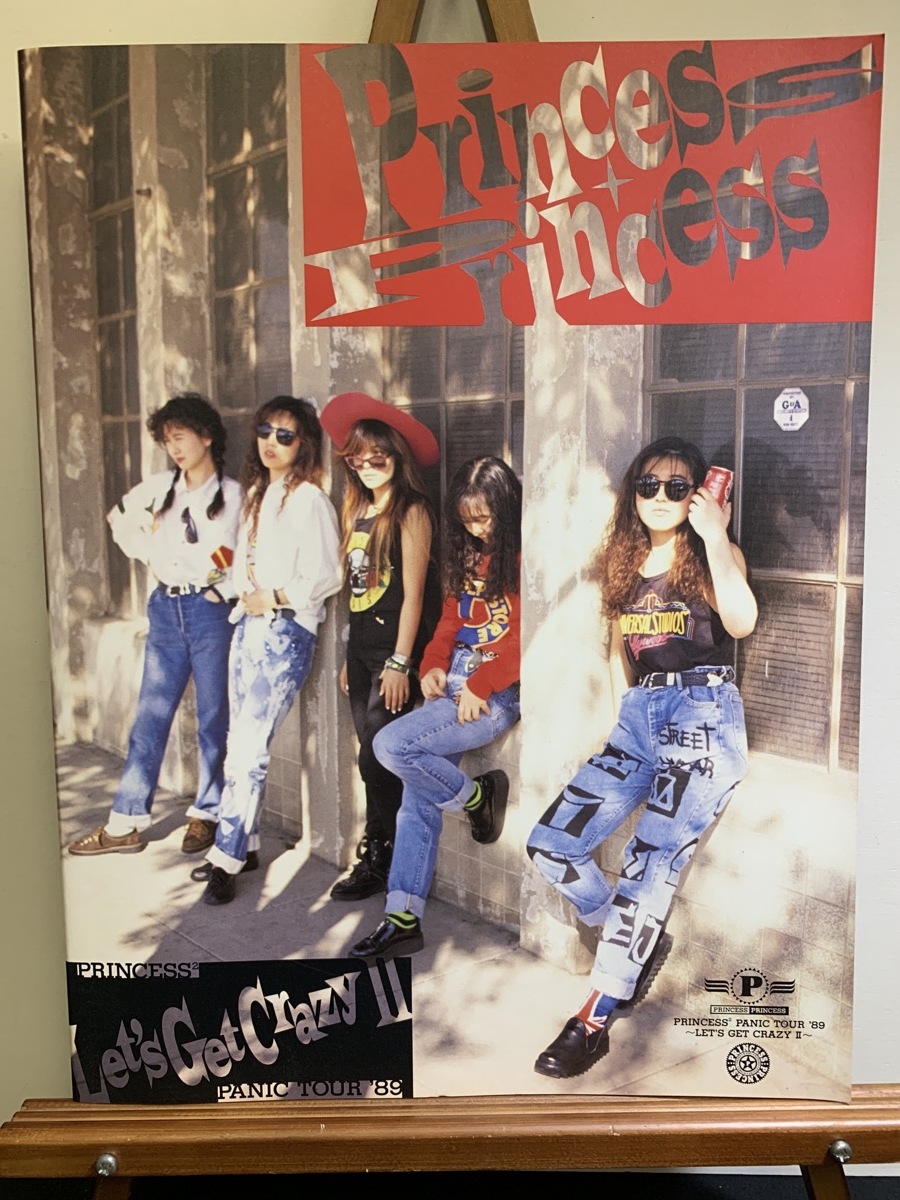 新品 80年代 ビンテージ プリプリ Princess Princess PanicTOUR ´89