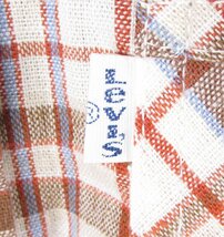 MSH3363 ビンテージ Levi's リーバイス 半袖シャツ 1980 オリンピック USA製 M チェック_画像4