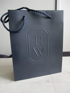 新品 Harry Winston ショップバッグ 未使用 ハリーウィンストン 紙袋 美品 HARRY WINSTON ショッパー綺麗 HW ブランド紙袋 レア 貴重 特 得