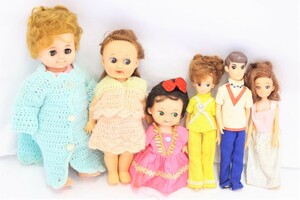 【行董】 リカちゃん人形 など まとめ セット キャラクタードール 着せ替え人形 おもちゃ 昭和 レトロ TAKARA タカラ JAPAN AB527BOB56