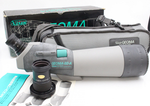 【行董】 Vixen ビクセン GEOMA FIELD SCOPE 80-A フィールドスコープ 単眼鏡 カメラアダプター付き AG330ABC06