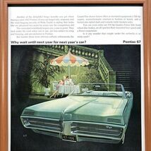 ■即決◆1967年(昭和42年) PONTIAC ポンティアック GP コンバーチブル【B4-1619】アメリカ ビンテージ雑誌広告【B4額装品】当時物 ★同梱可_画像4