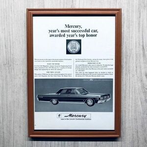 ◆即決◆1965年(昭和40年) FORD MERCURY フォード マーキュリー【B4-1724】アメリカ ビンテージ雑誌広告【B4額装品】当時本物広告★同梱可