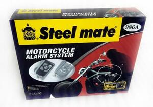 在庫無し　STEELMATE 986A バイク、スクーター用 単方向エンジンスターター付防犯機 バイクセキュリティ スティールメイト 特価販売 1WAY