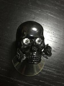 定価89,670円 TryGod SKULL w/ROSE Ring 11号 SV925 ☆ トライゴッド try god スカル シルバー リング ドクロ 永瀬正敏