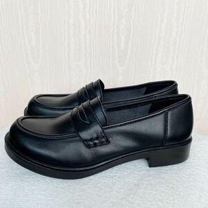 Bell&Sofe ローファー　スクール　学生靴　通学　入学　卒業　ブラック　23.5cm 合皮