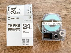 テプラ pro 24mm 白/テープカートリッジ