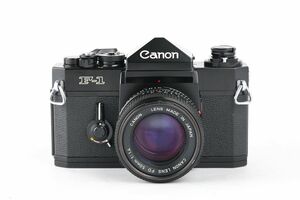 09270cmrk Canon F-1 + New FD 50mm F1.4 MF一眼レフ フイルムカメラ 標準レンズ