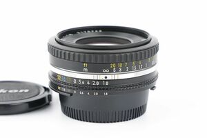 00006cmrk Nikon Ai NIKKOR 50mm F1.8S Ai-S 単焦点 標準 パンケーキレンズ ニコン Fマウント